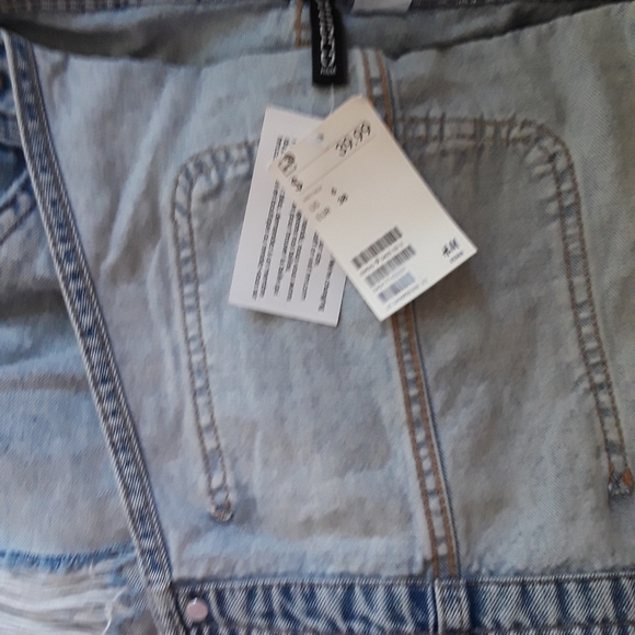 Acid washed H&M  Devided Denim jumpsuits - Picture 3 of 10
